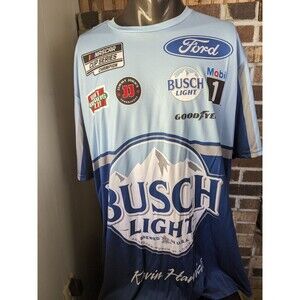 Kevin Harvick Stewart-Haas Racing Busch Pit Crew Replica Shirt Size 2XL A+